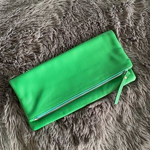 Banana Repulic Kelly Green Clutch